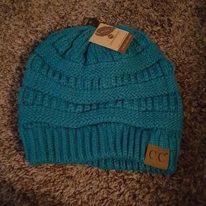 Blue beanie